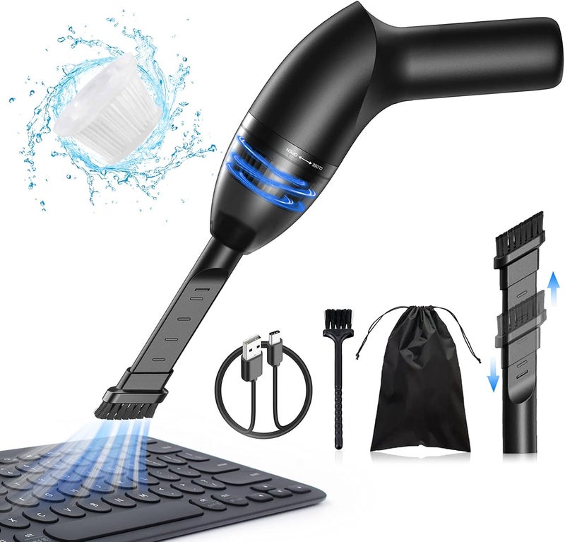Hayousui 4.3Kpa Keyboard Vacuum Cleaner Mini：Handheld Computer Vacuum Cordless for Car Laptop Sewing Machine Portable Keyboard Vac USB Desk Crumbs Dust Cleaners - Image 1